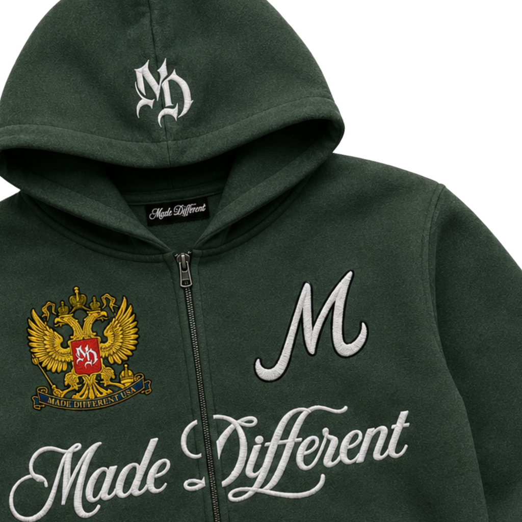 Made Different USA Zip Up Hoodie